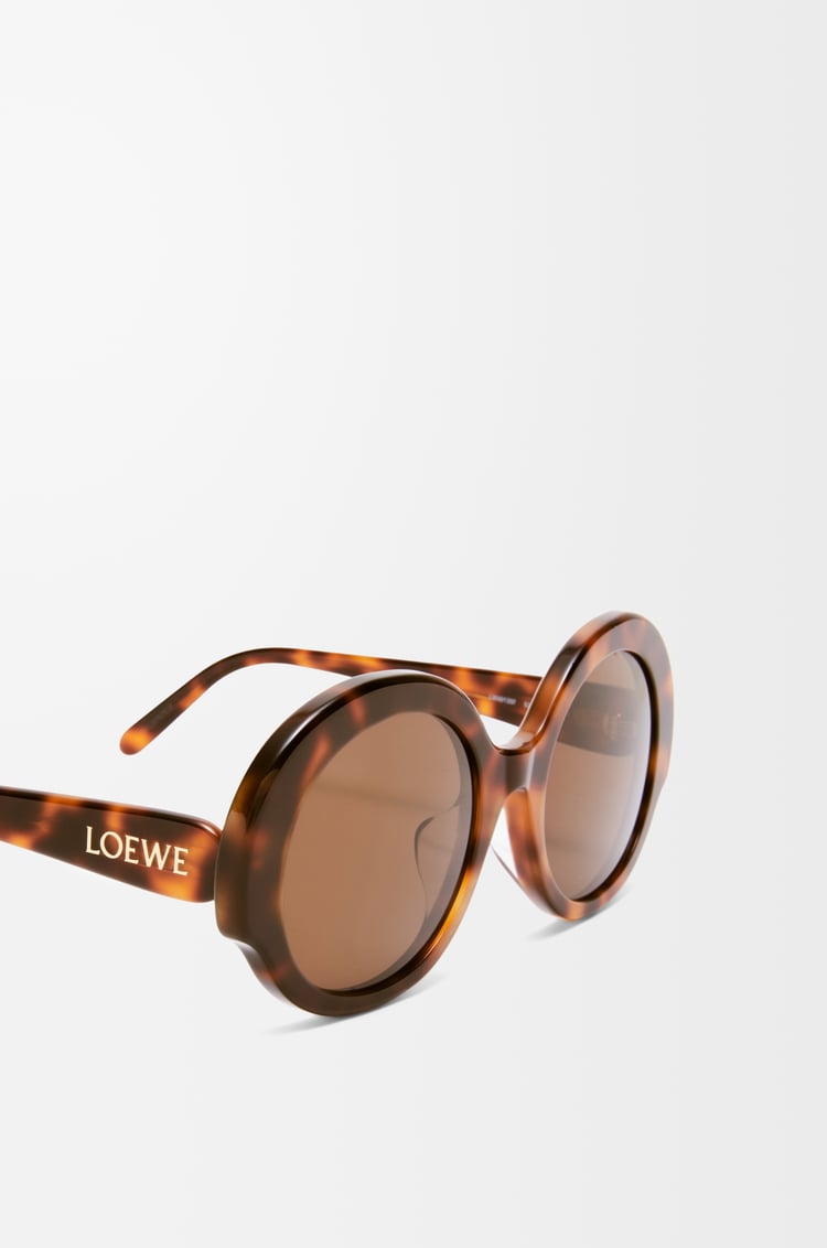 LOEWE Round Slim sunglasses Havana