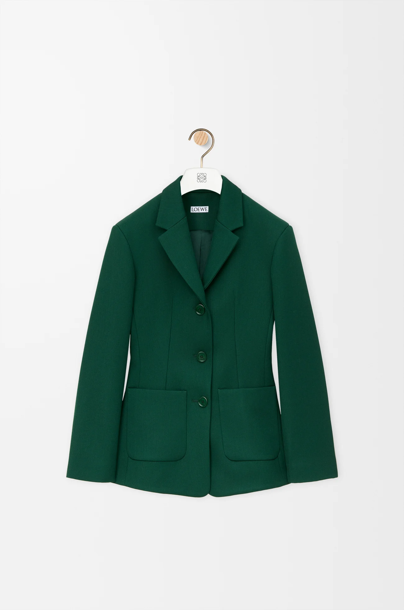 LOEWE Jacket in wool Green