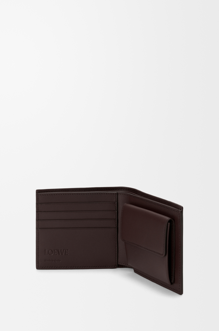 LOEWE パズル バイフォールド コインウォレット（サプルグレインカーフ） チョコレート