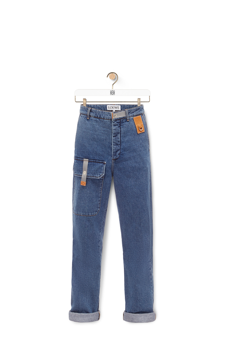 LOEWE CARGO JEANS Indigo