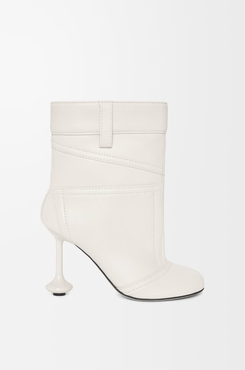 LOEWE Toy ankle bootie in nappa lambskin Anthurium White plp_rd