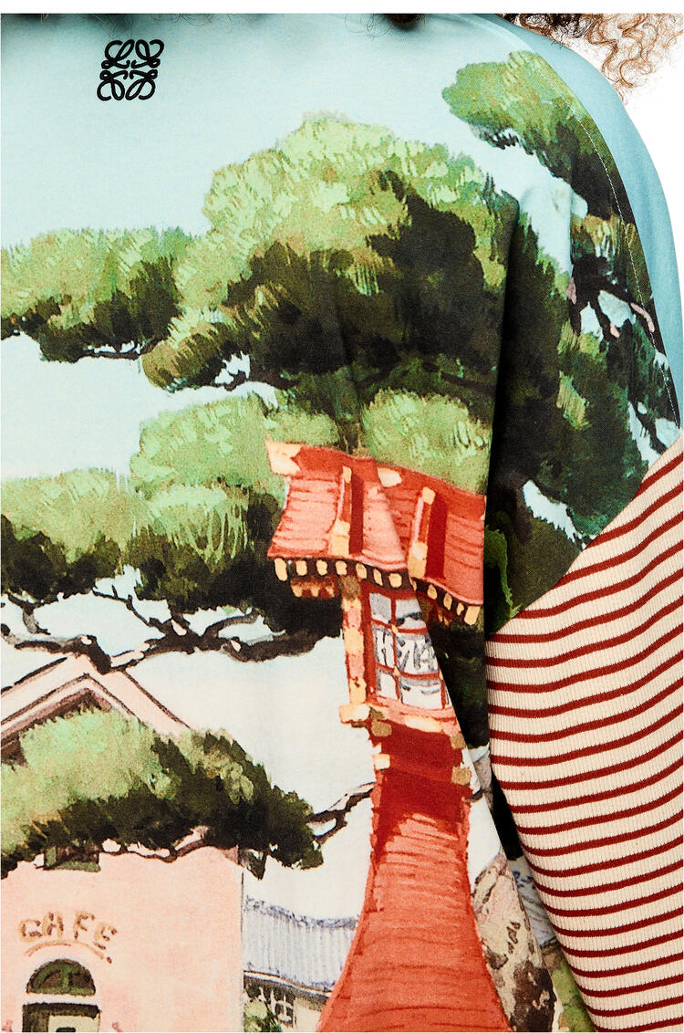 LOEWE Camiseta de manga larga Kaonashi en algodón Multicolor/Rojo pdp_rd
