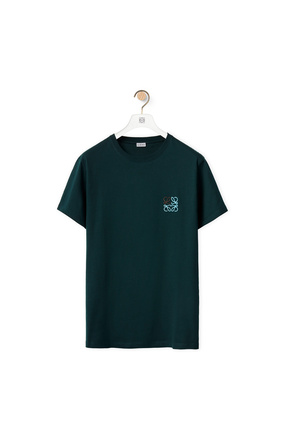 LOEWE Anagram T-shirt in cotton Forest Green plp_rd
