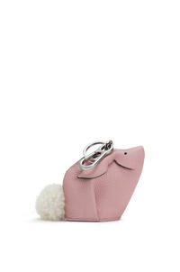 LOEWE Bunny charm in soft grained calfskin Pastel Pink