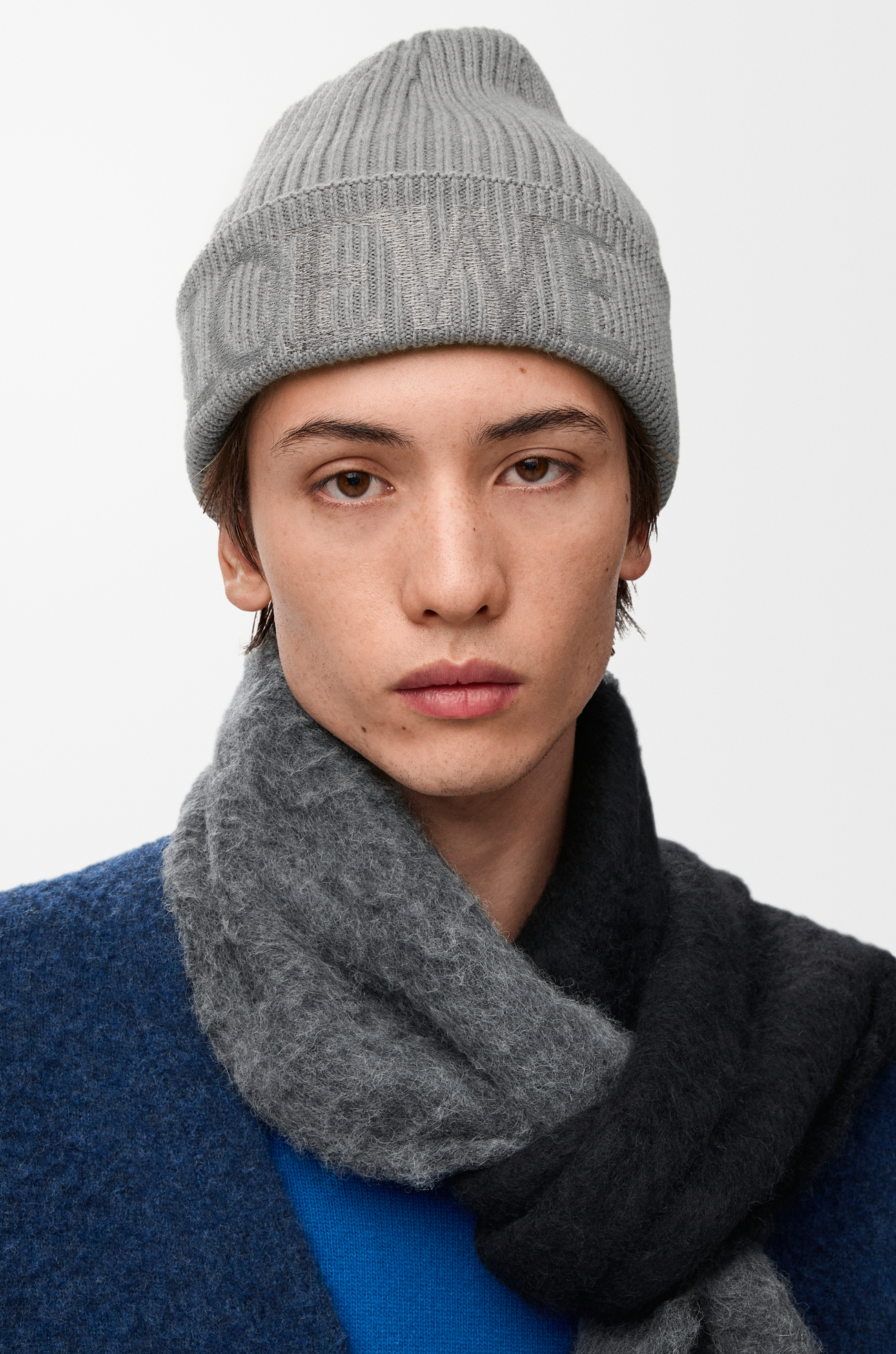 LOEWE Gorro LOEWE en lana Gris