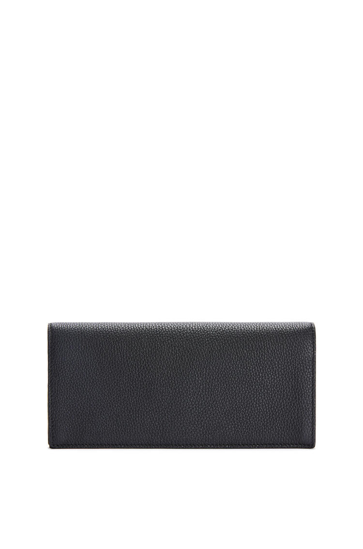 LOEWE Long horizontal wallet in soft grained calfskin Black pdp_rd