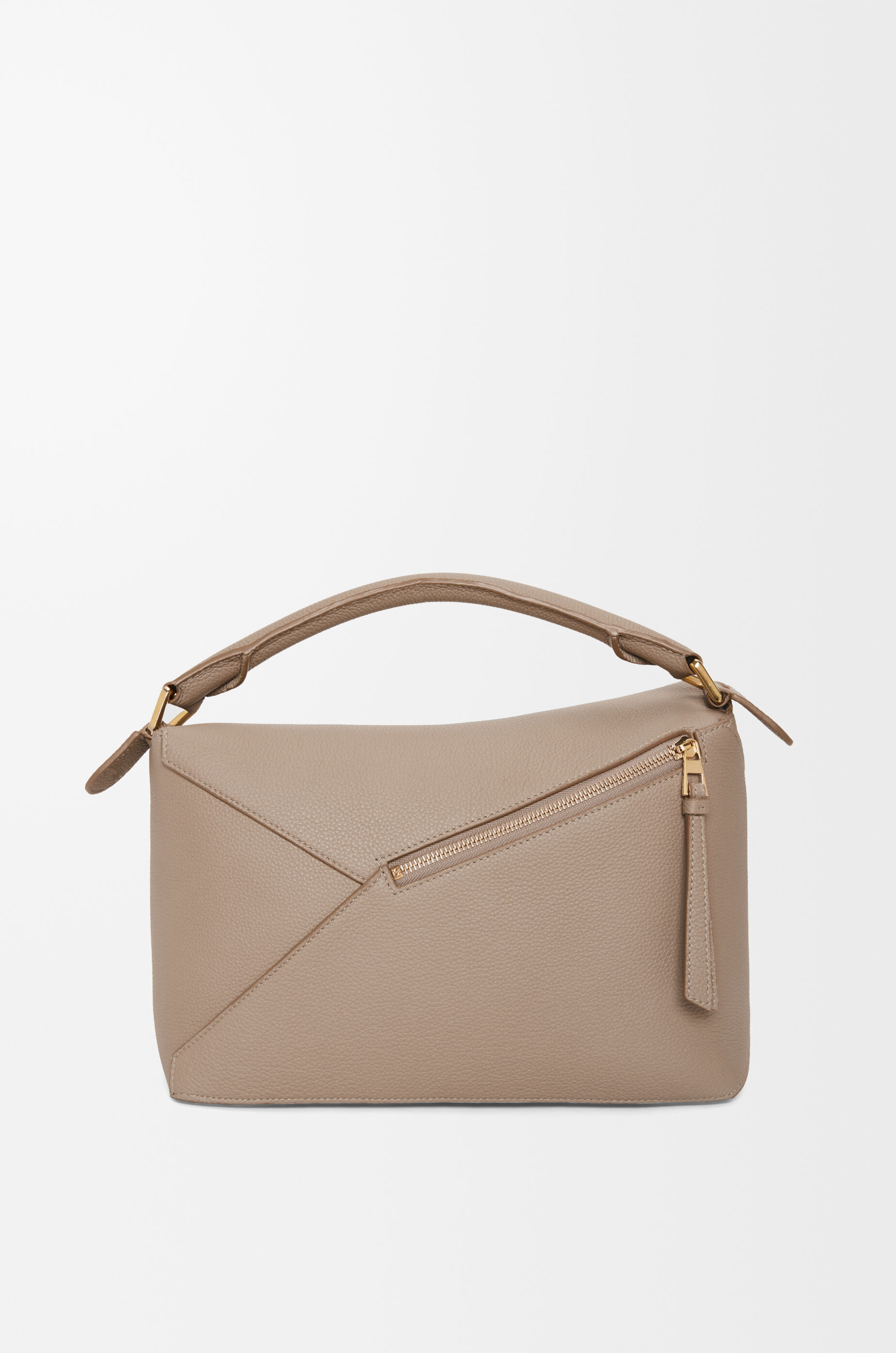 パズルエッジ バッグ ミディアム（ソフトグレインカーフ） ベージュ