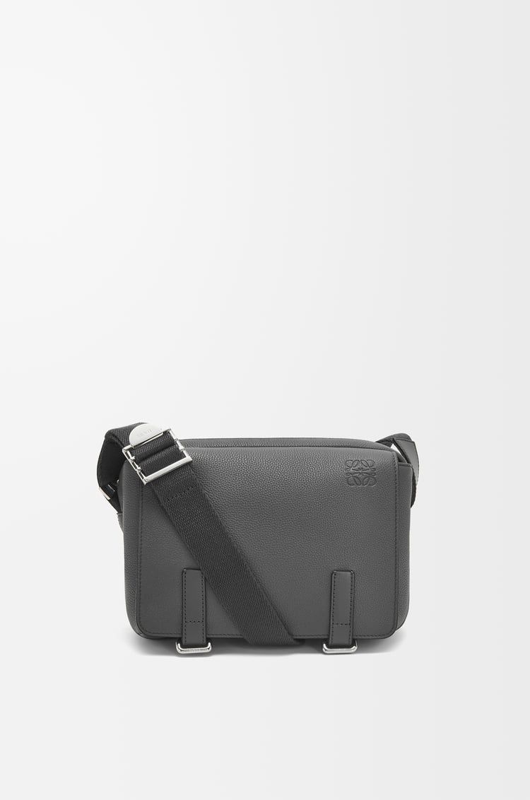 LOEWE XS Military messenger bag in soft grained calfskin Anthracite
