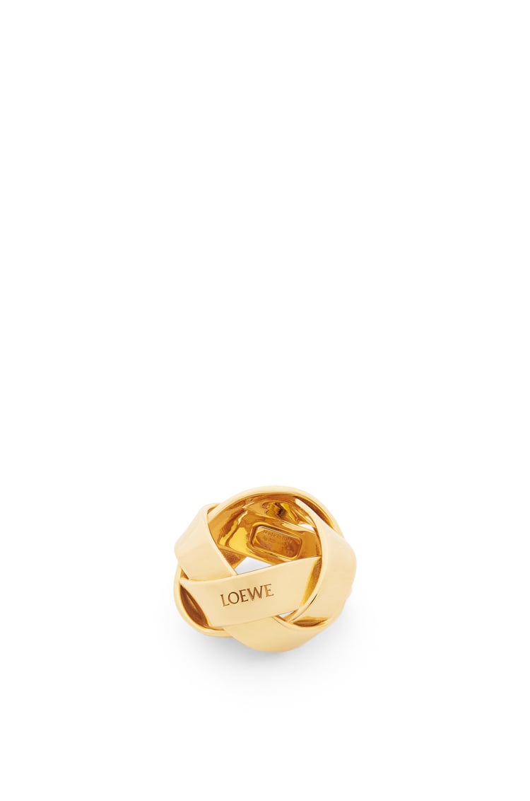 LOEWE Chunky Nest ring in sterling silver Gold