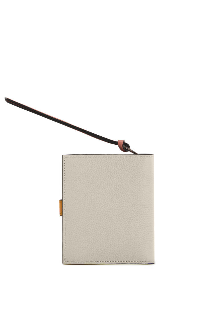 LOEWE Compact zip wallet in soft grained calfskin Light Oat/Honey