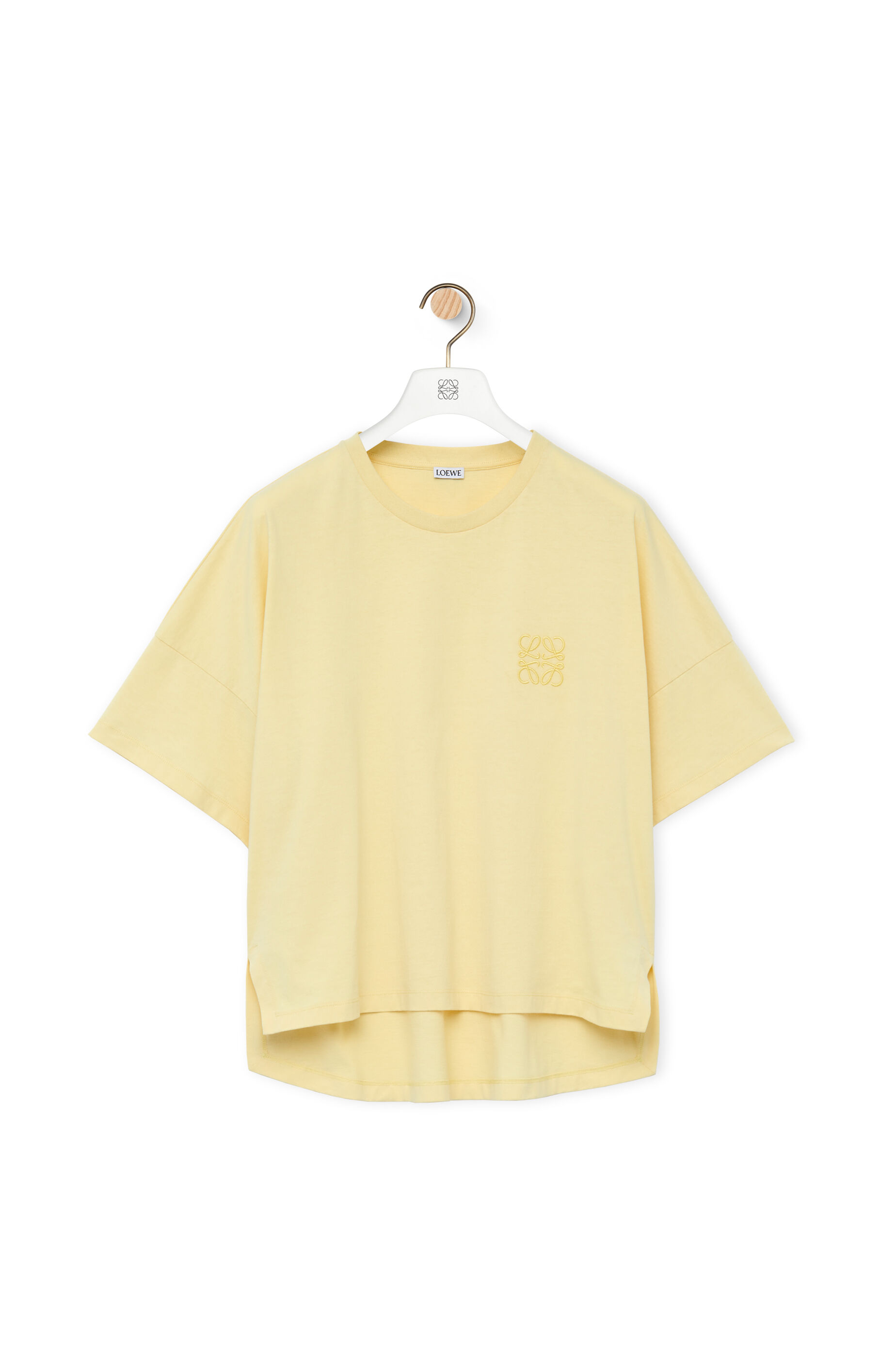 ボクシーフィット Tシャツ（コットン） ライトレモン - LOEWE