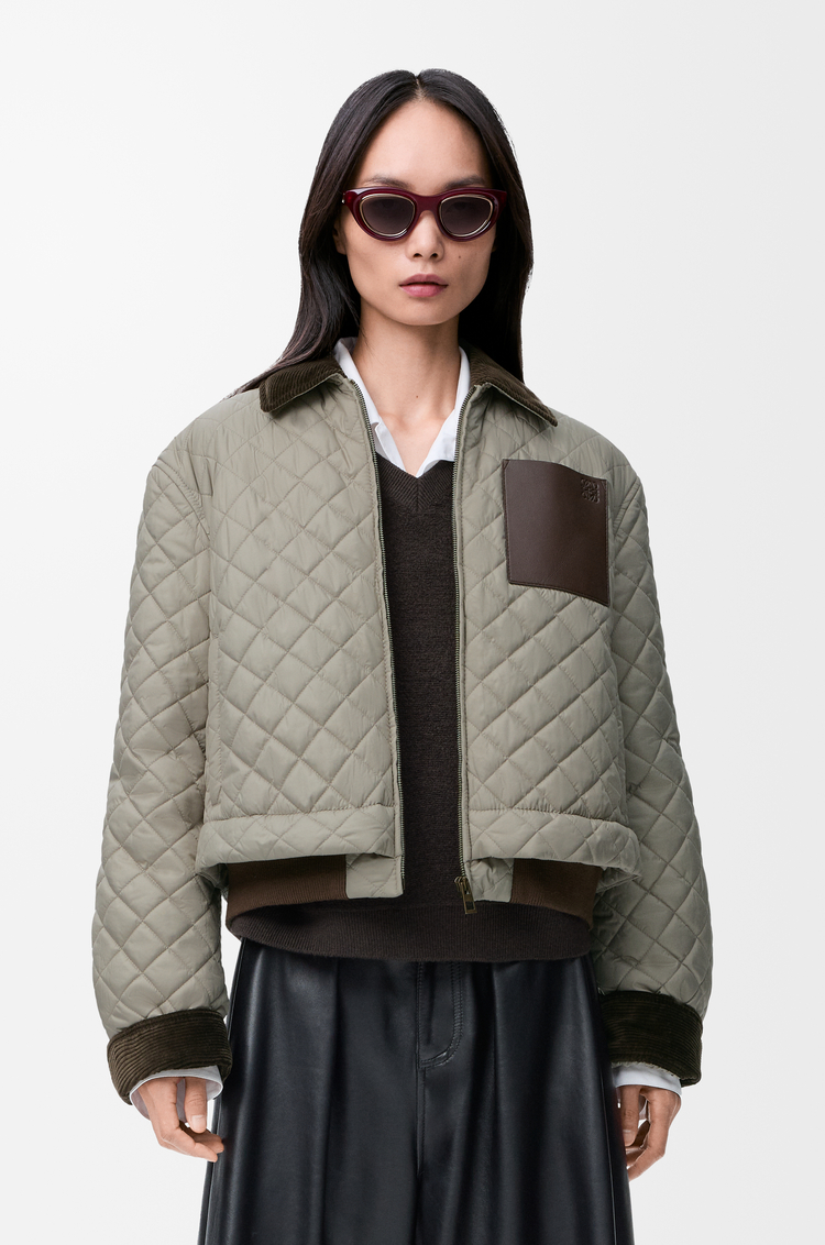 LOEWE ショート ジャケット（テクニカルファブリック） ミディアムグレー