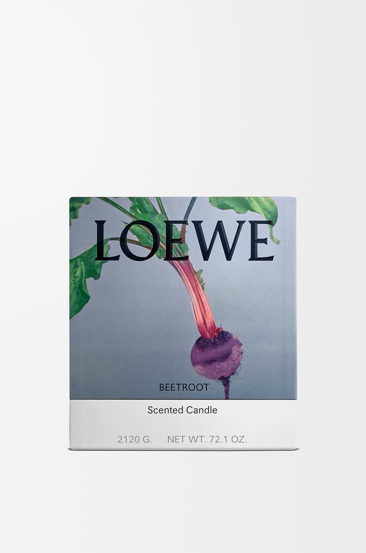 LOEWE Large Beetroot candle Magenta
