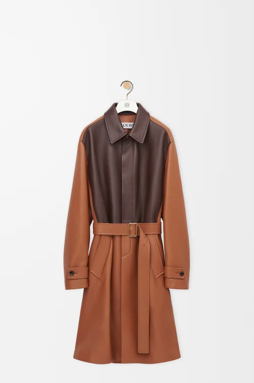 LOEWE 코트 - 나파 램스킨 탠