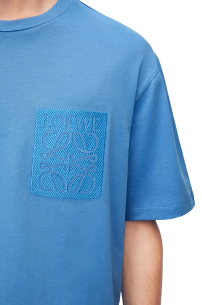 LOEWE T-shirt décontracté en coton BLEU RIVIERA plp_rd