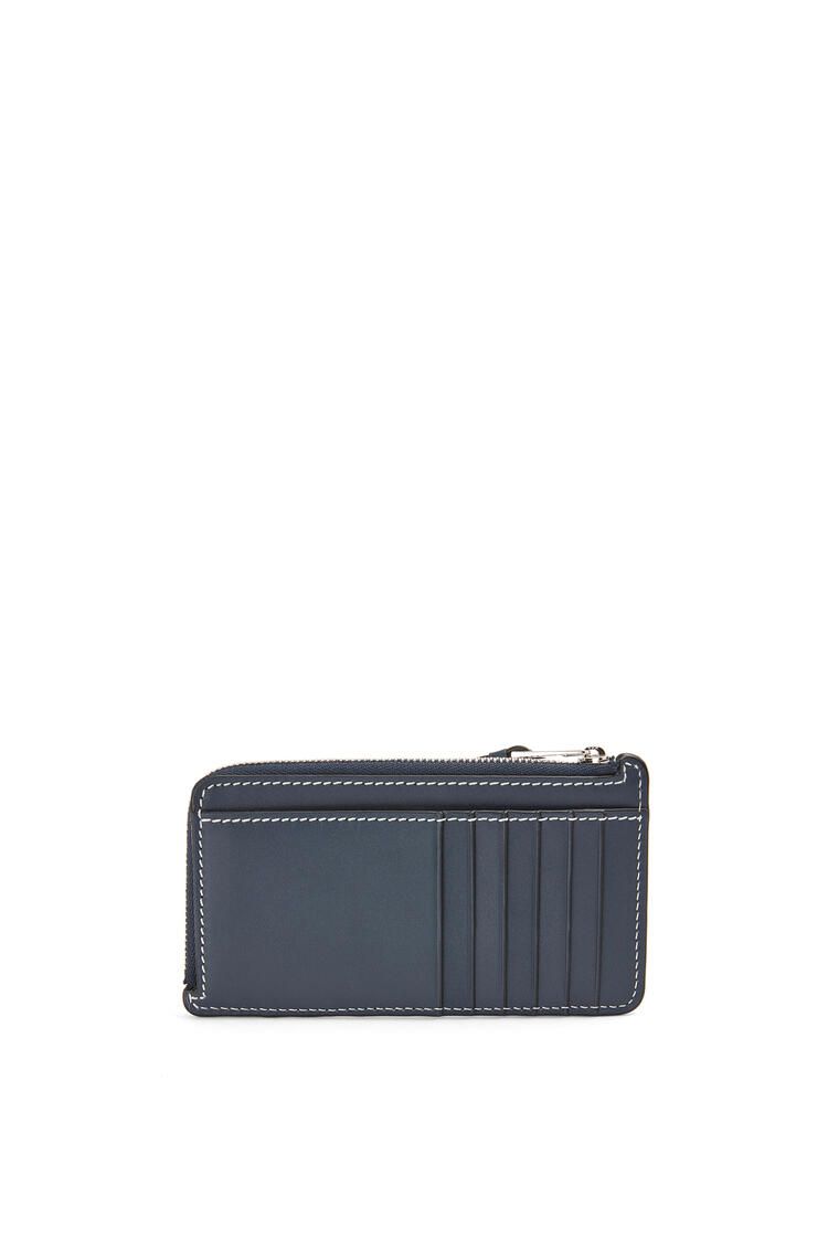 LOEWE Puzzle stitches coin cardholder in smooth calfskin Ocean