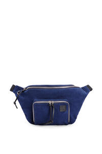 LOEWE XL Bumbag in canvas Navy Blue pdp_rd