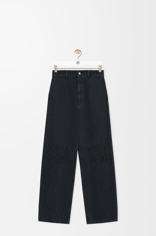 LOEWE Anagram baggy jeans in denim Black