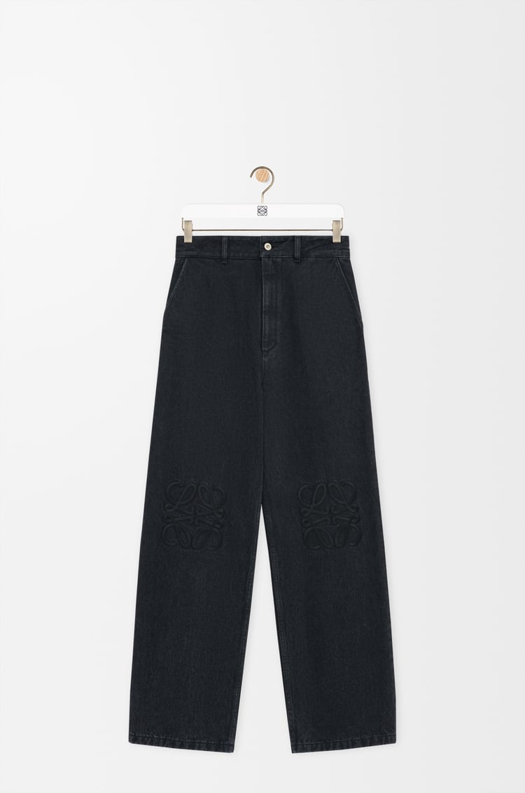 LOEWE Anagram baggy jeans in denim Black