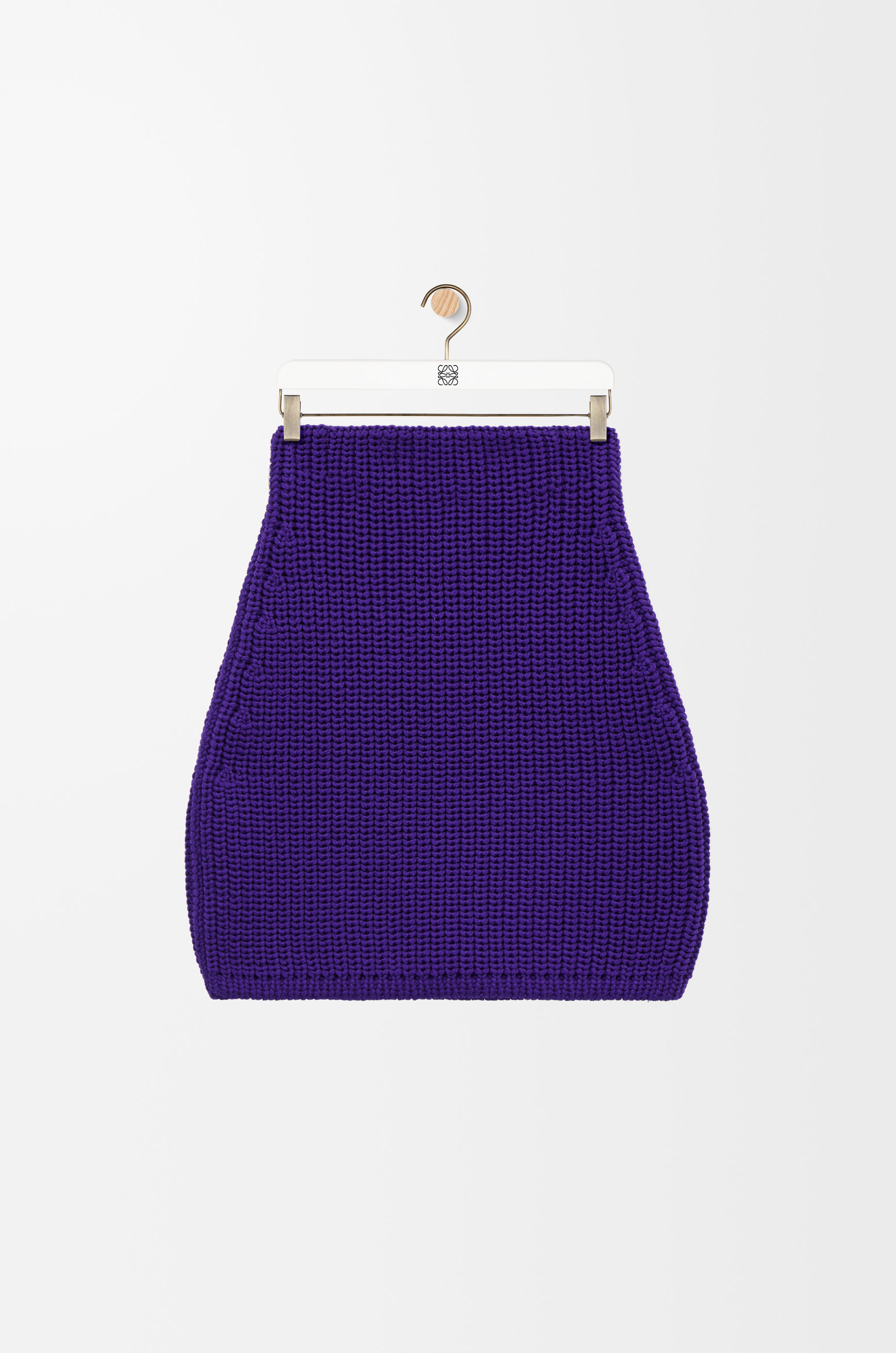 スカート（テクニカルサテン） カーキグリーン - LOEWE 