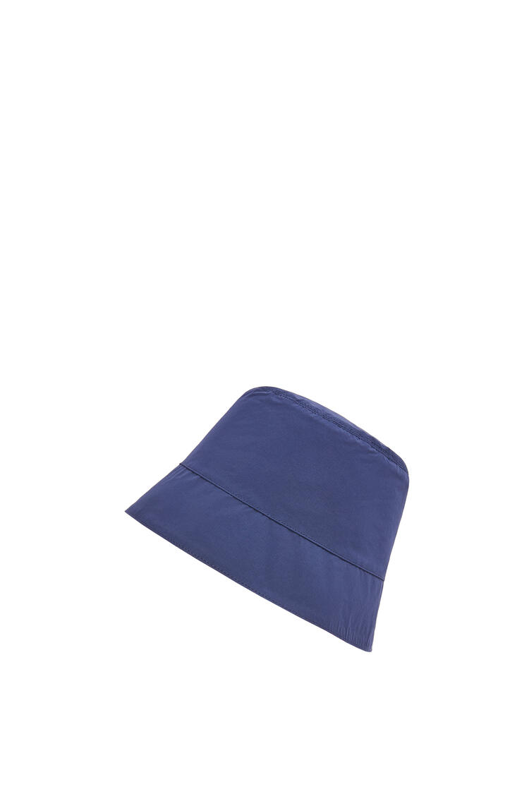 LOEWE Sombrero de pescador reversible en jacquard y nailon Rosa Neon/Azul Marino Profundo pdp_rd