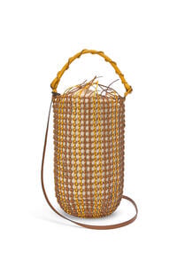LOEWE Bucket Mesh bag in calfskin Tan/Yellow pdp_rd