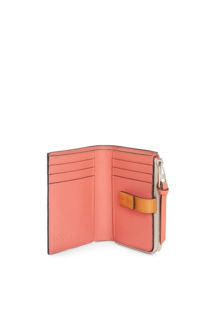 LOEWE Slim compact wallet in soft grained calfskin Light Oat/Honey plp_rd