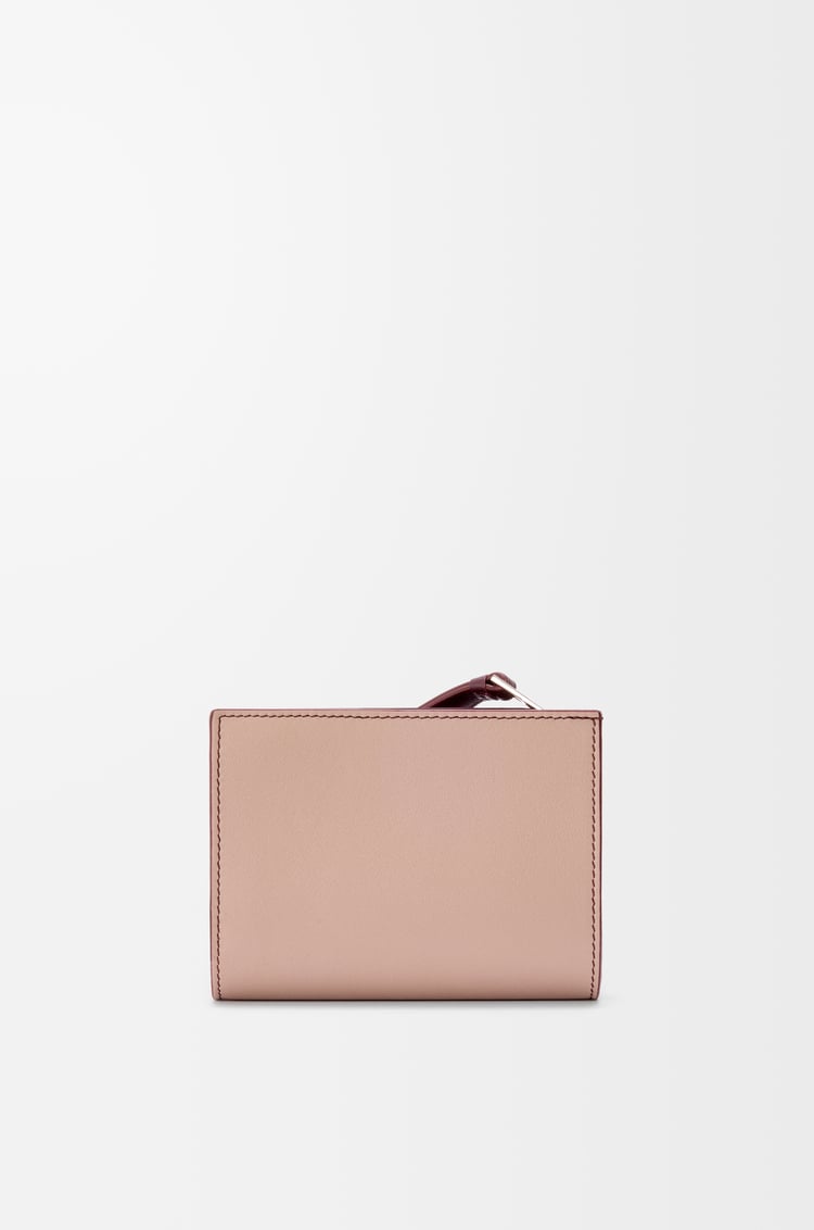 LOEWE Portafoglio Puzzle compatto in pelle di vitello classica Frozen/Verde Scuro