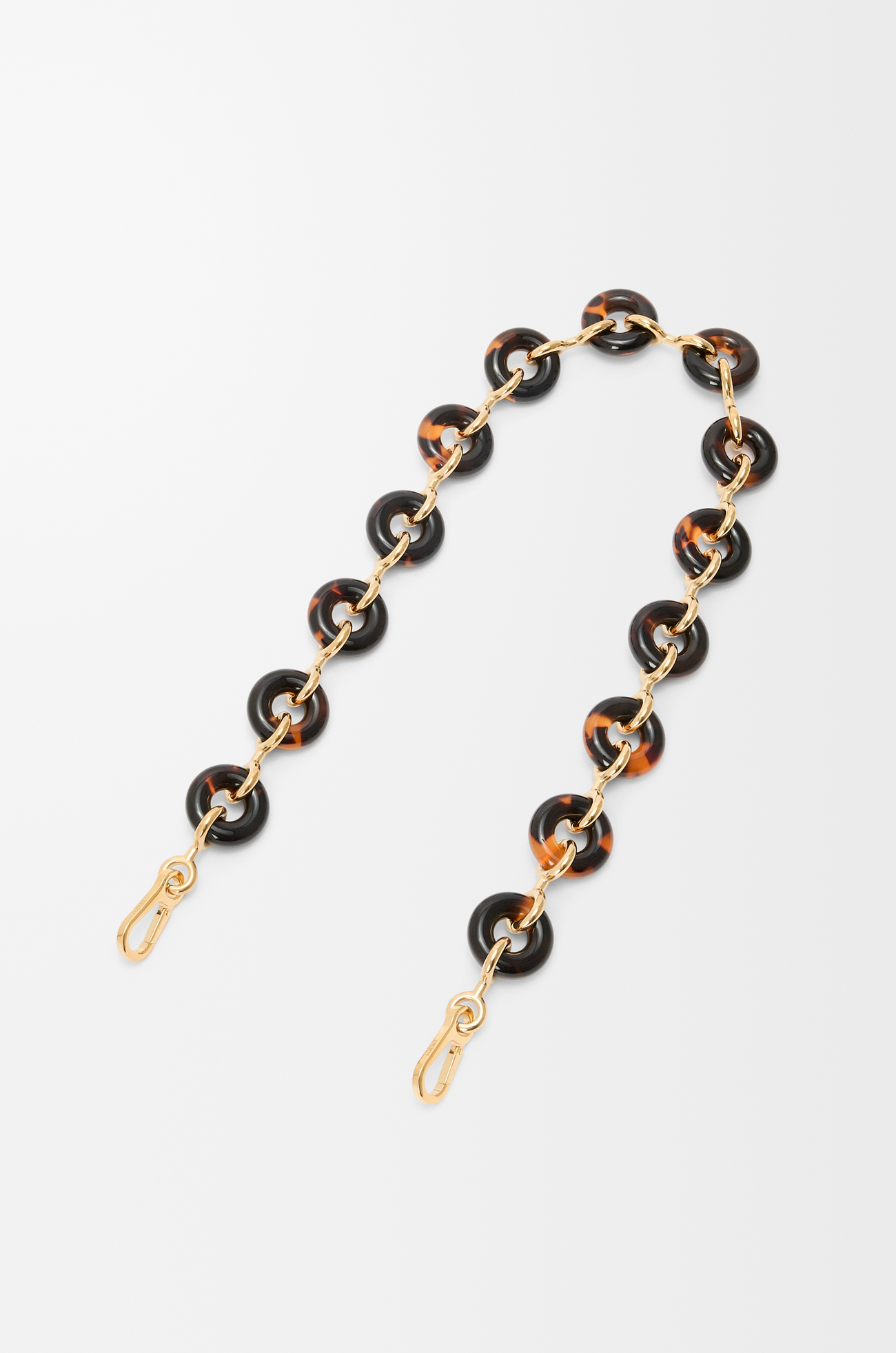 LOEWE Klobige Donut-Kette Black/Honey