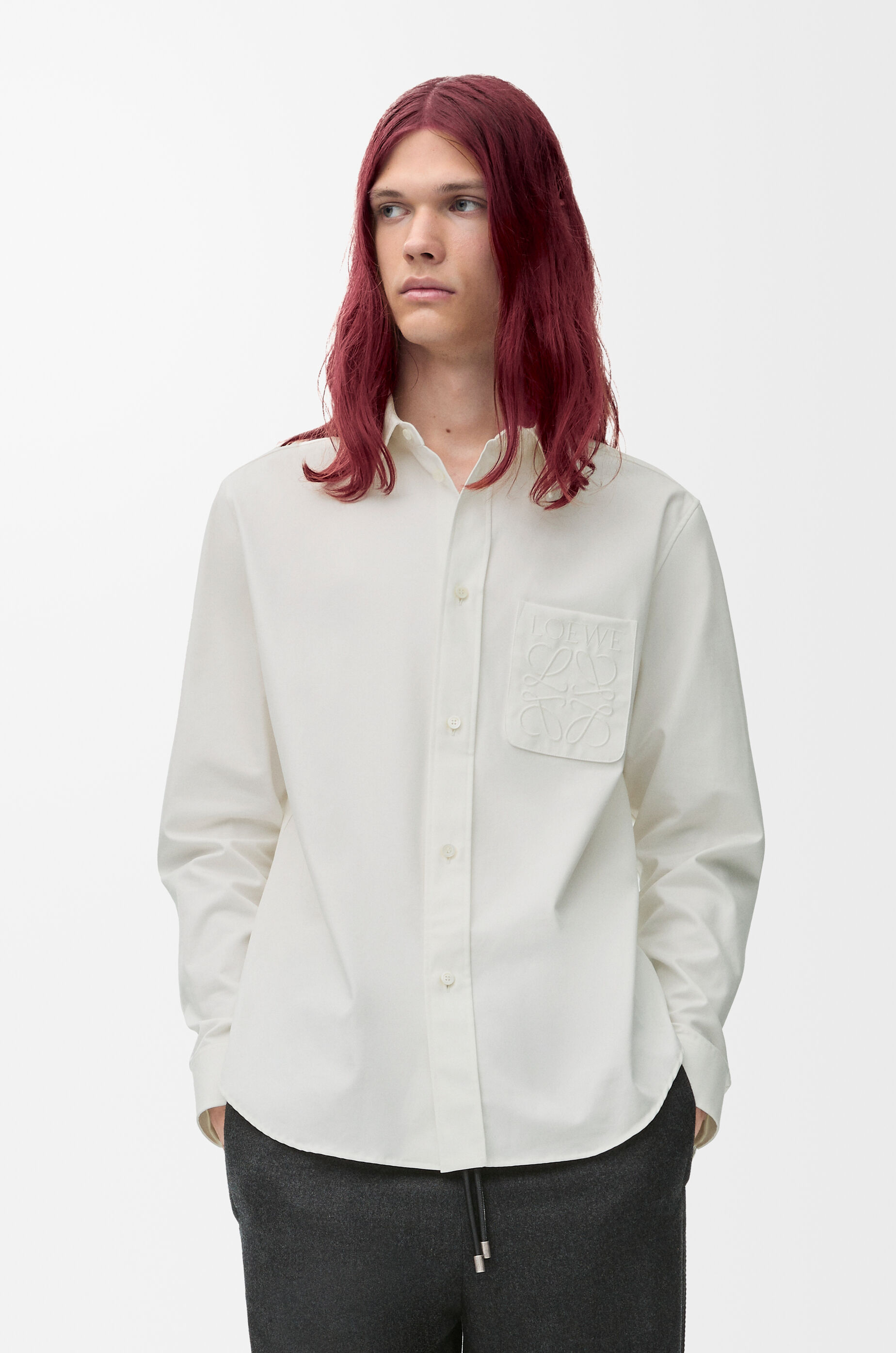 Shirt in cotton White - LOEWE