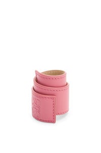 LOEWE Slap bracelet in calfskin Sunset Pink