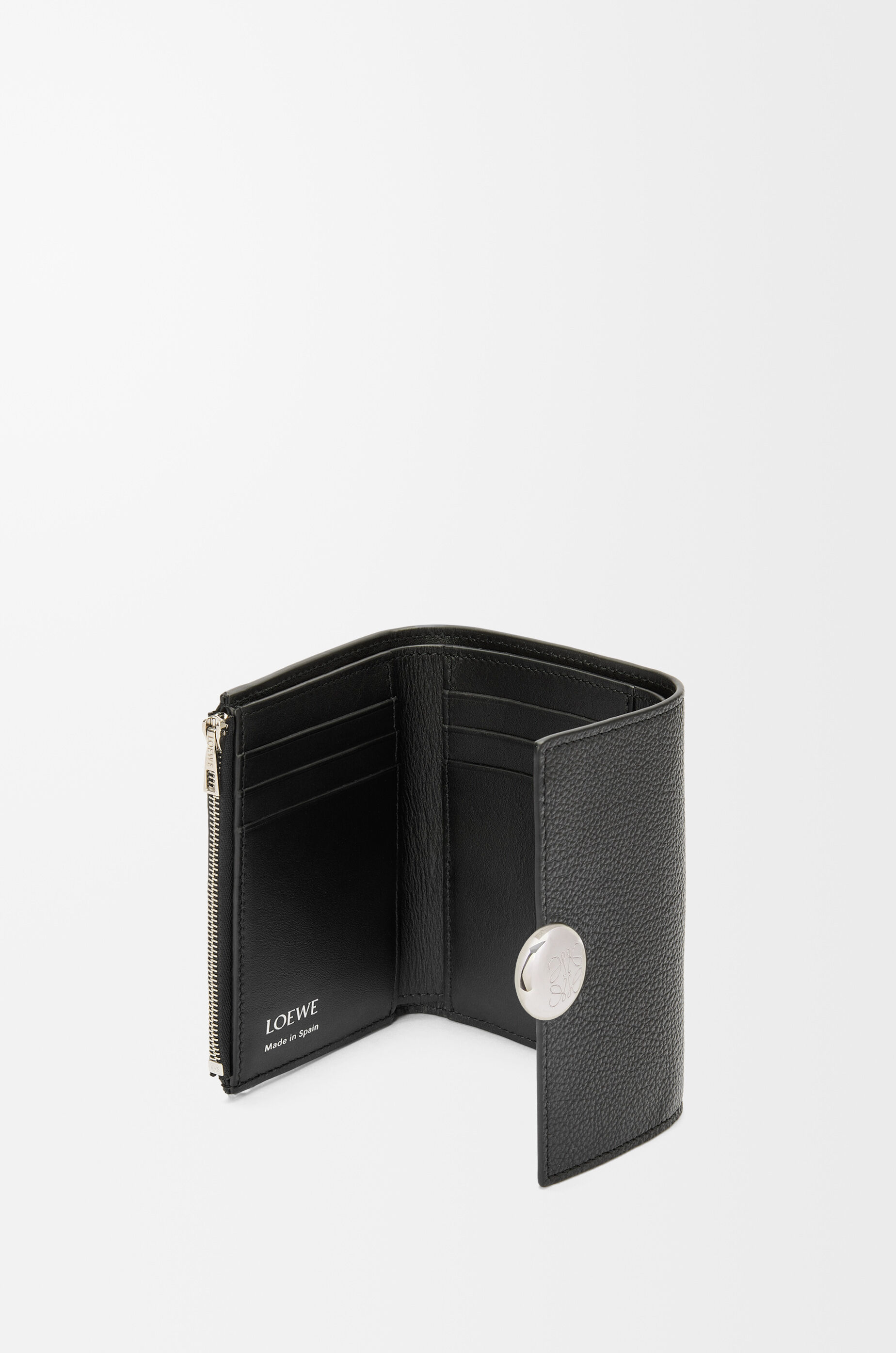 LOEWE直営店 ペブル スモール 縦型ウォレット（カーフスキン） ぺブル バーティカル ウォレット スモール（シャイニーナパ