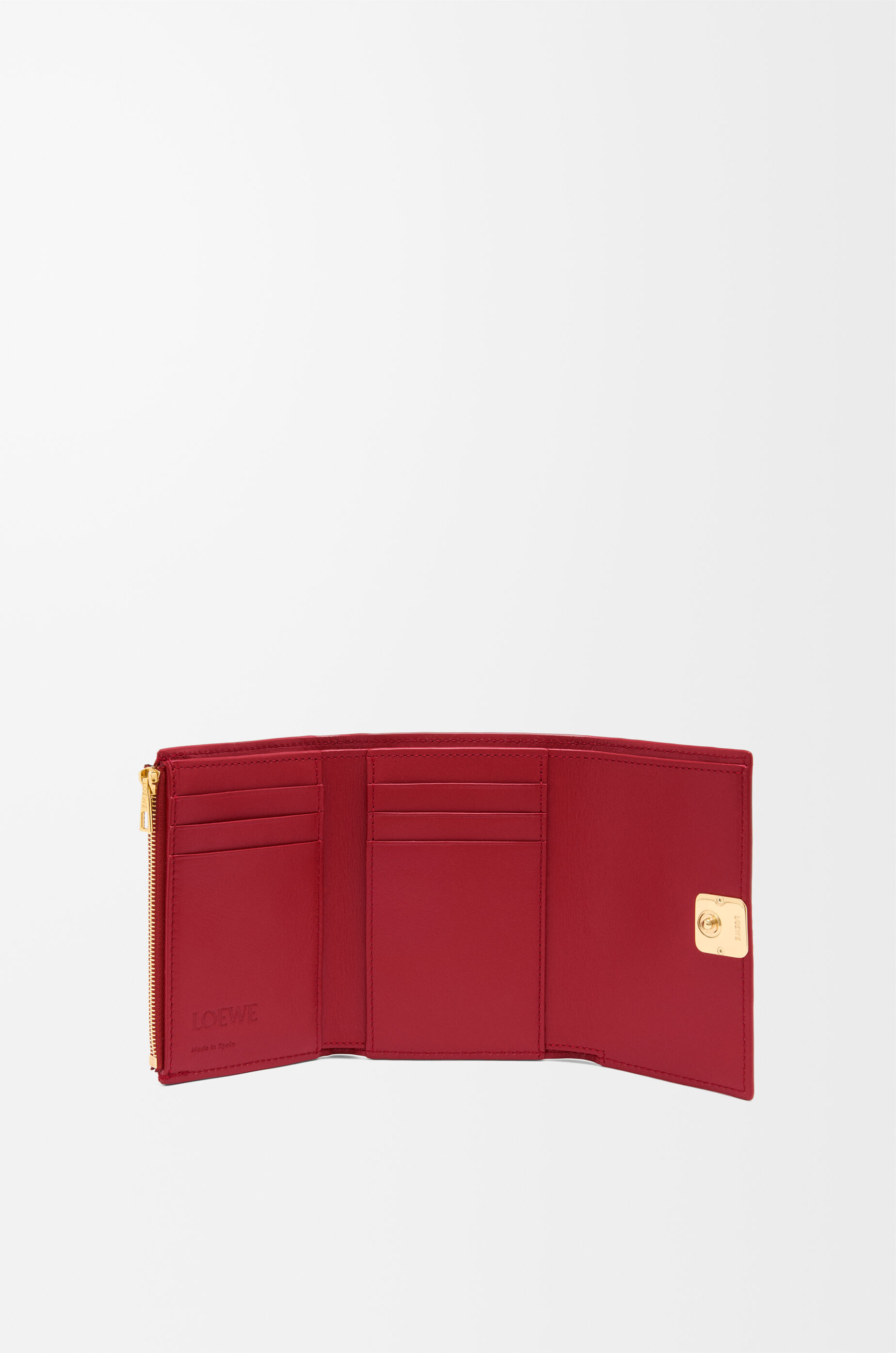 【LOEWE】SMALL WALLET Loewe Compact Leather Zip Wallet | Liberty