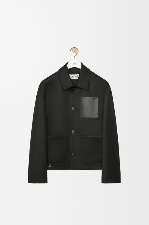 LOEWE ワークウェア ジャケット（ウール&カシミヤ） ブラック