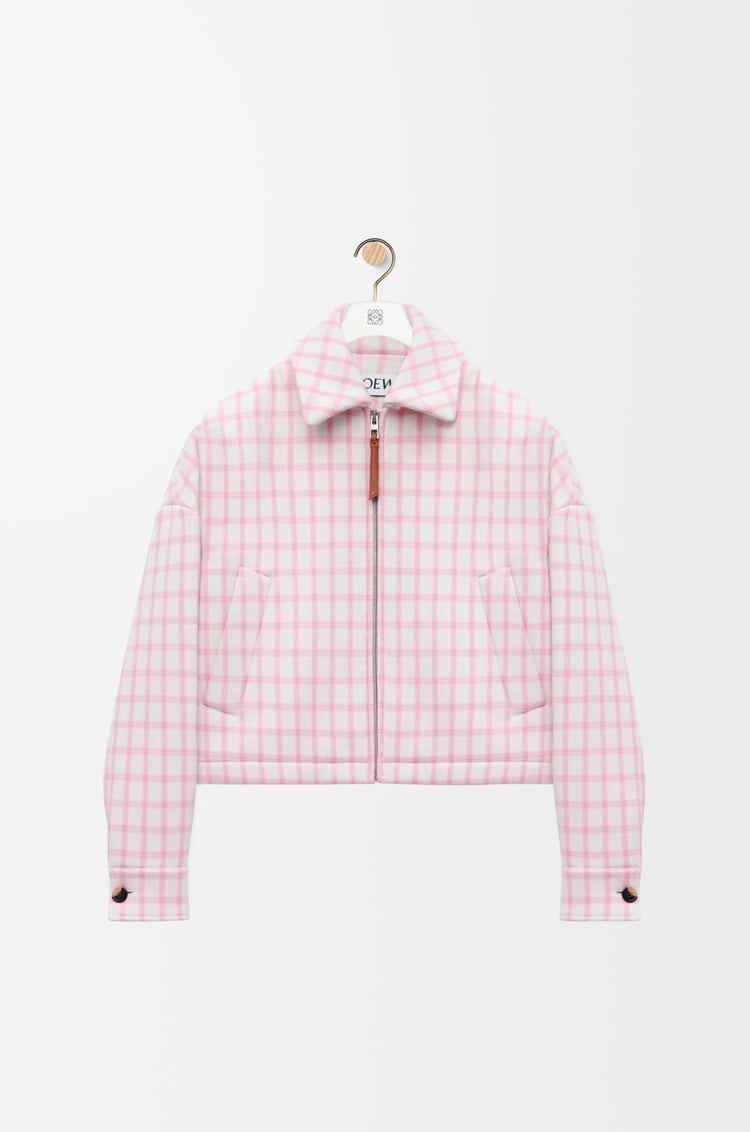 LOEWE Jacket in wool blend White/Pink