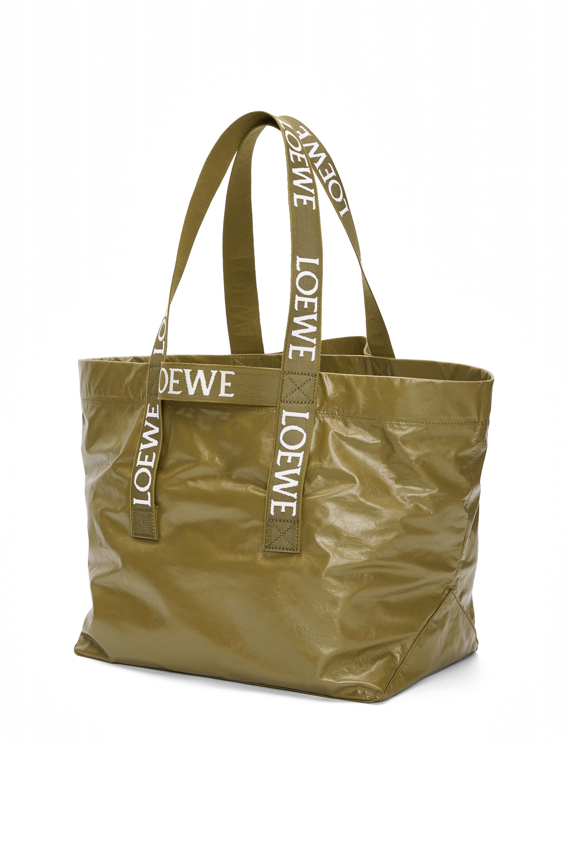 フォールドショッパー（ペーパーカーフ） オリーブ - LOEWE