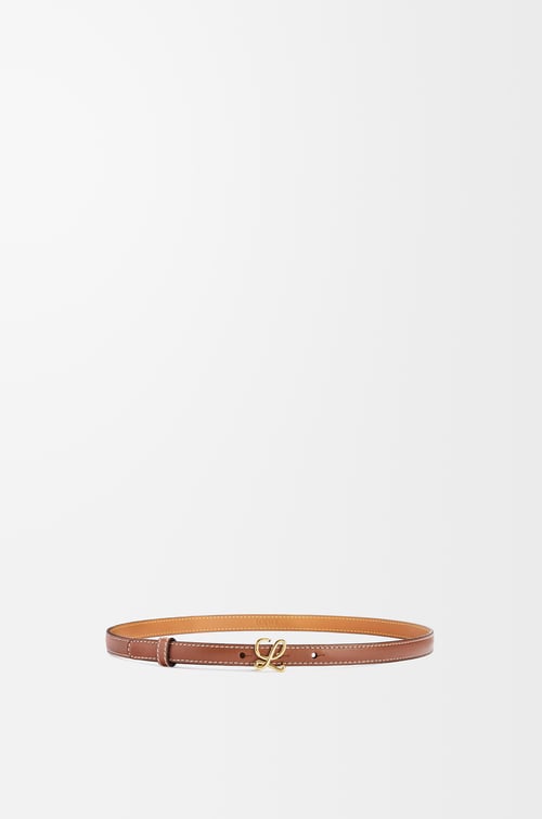 LOEWE Cinturón en piel de ternera Bronceado/Dorado plp_rd