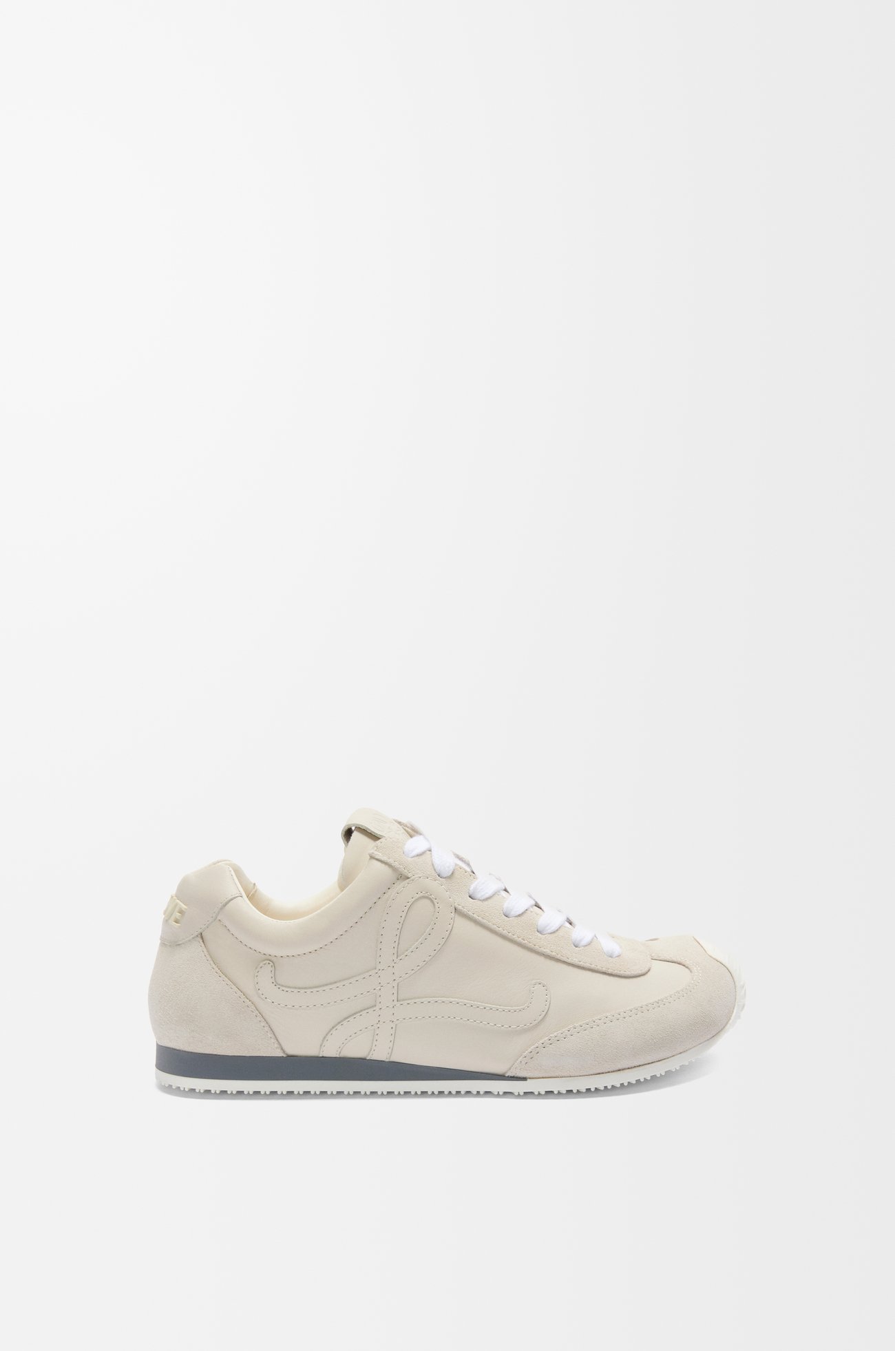 LOEWE Zapatilla Ballet Runner 2.0 en piel de ternera Blanco