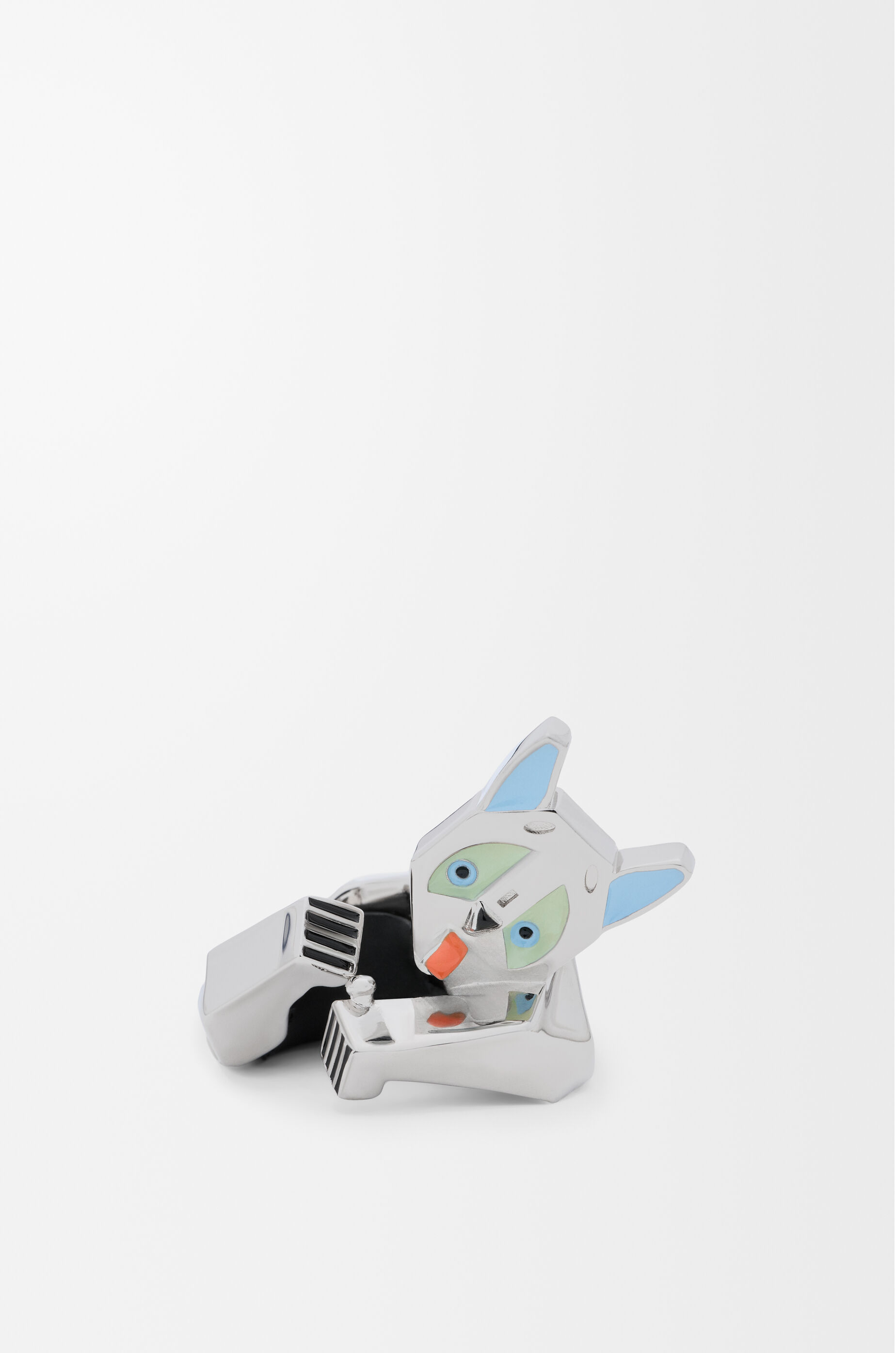 キャット ヒールチャーム シルバー - LOEWE