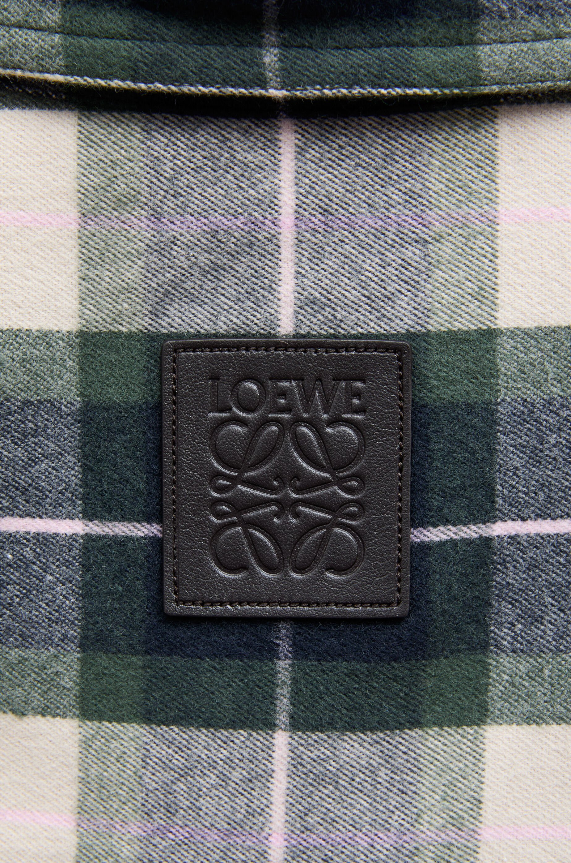 クロップド シャツ（コットン） グリーン - LOEWE