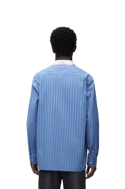 LOEWE Camisa en algodón Azul Piedra plp_rd