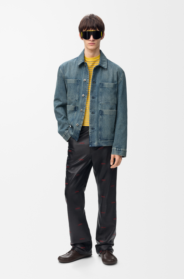 LOEWE Workwear jacket in denim Denim Blue