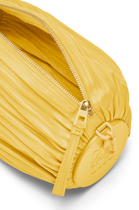 LOEWE Bracelet Pouch in pleated nappa Pale Yellow Glaze