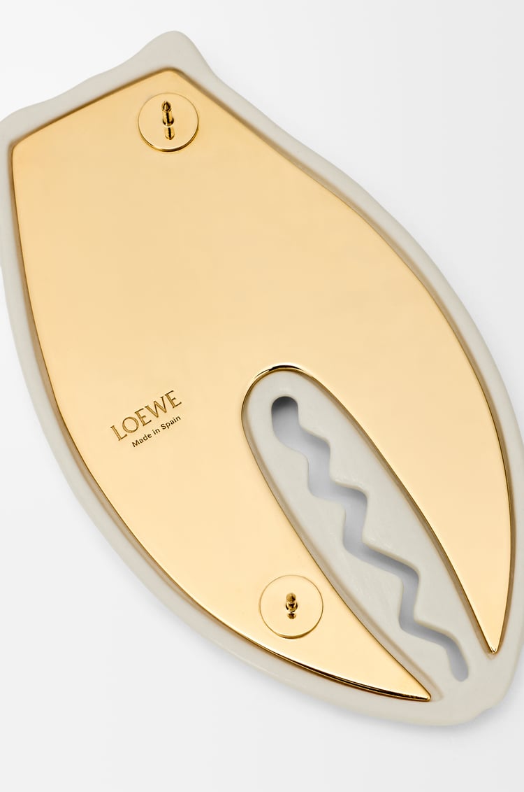 LOEWE Broche Claw Blanco Roto