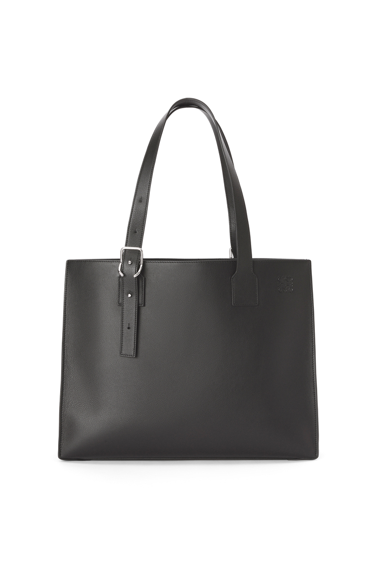 Buckle horizontal tote in classic calfskin Black - LOEWE