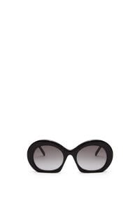 LOEWE Half moon sunglasses in  acetate Shiny Black