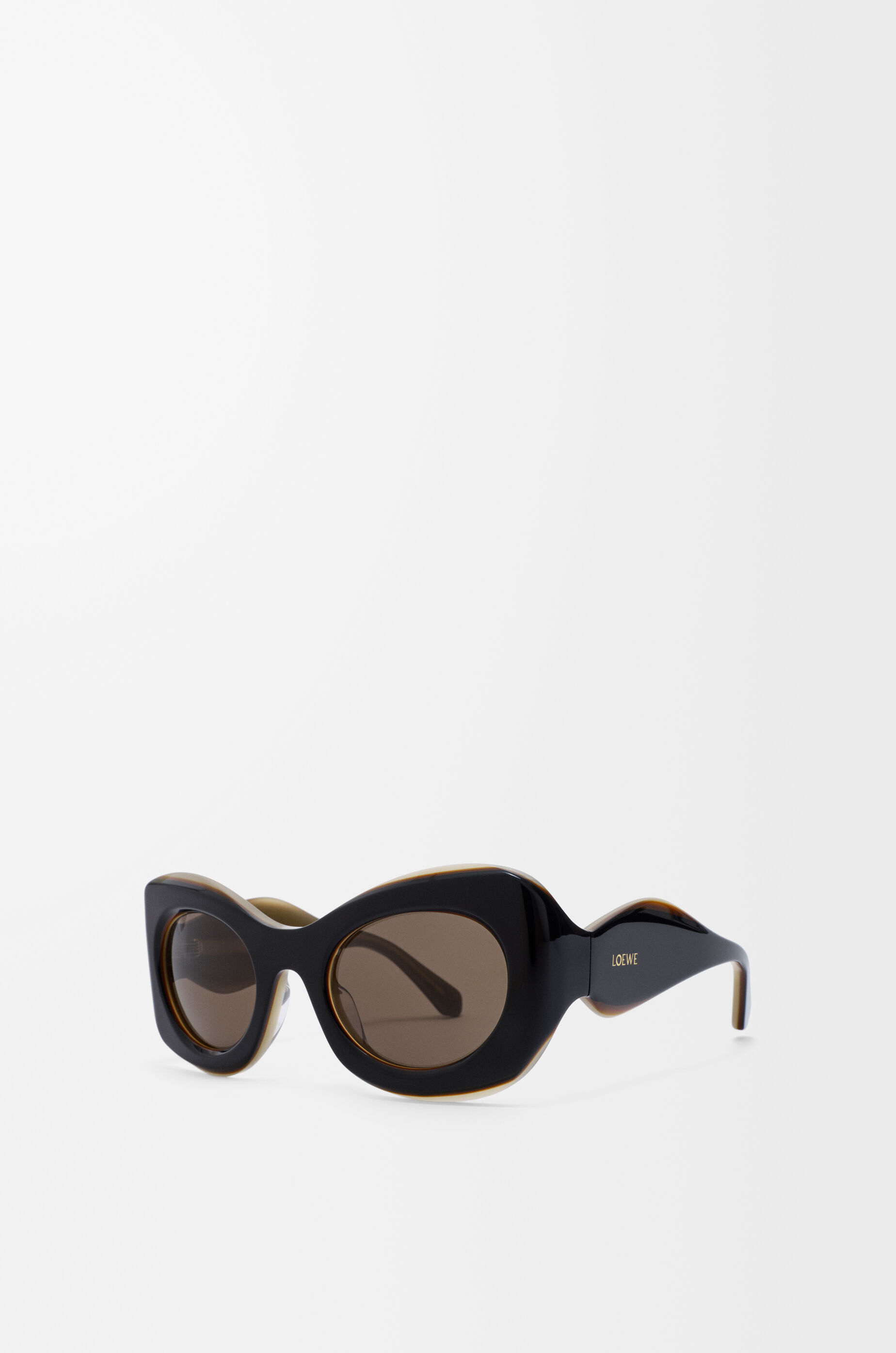LOEWE ロエベ Inflated Butterfly サングラス 黒 シエラ バタフライ サングラス ブラック - ロエベ 日本 公式サイト
