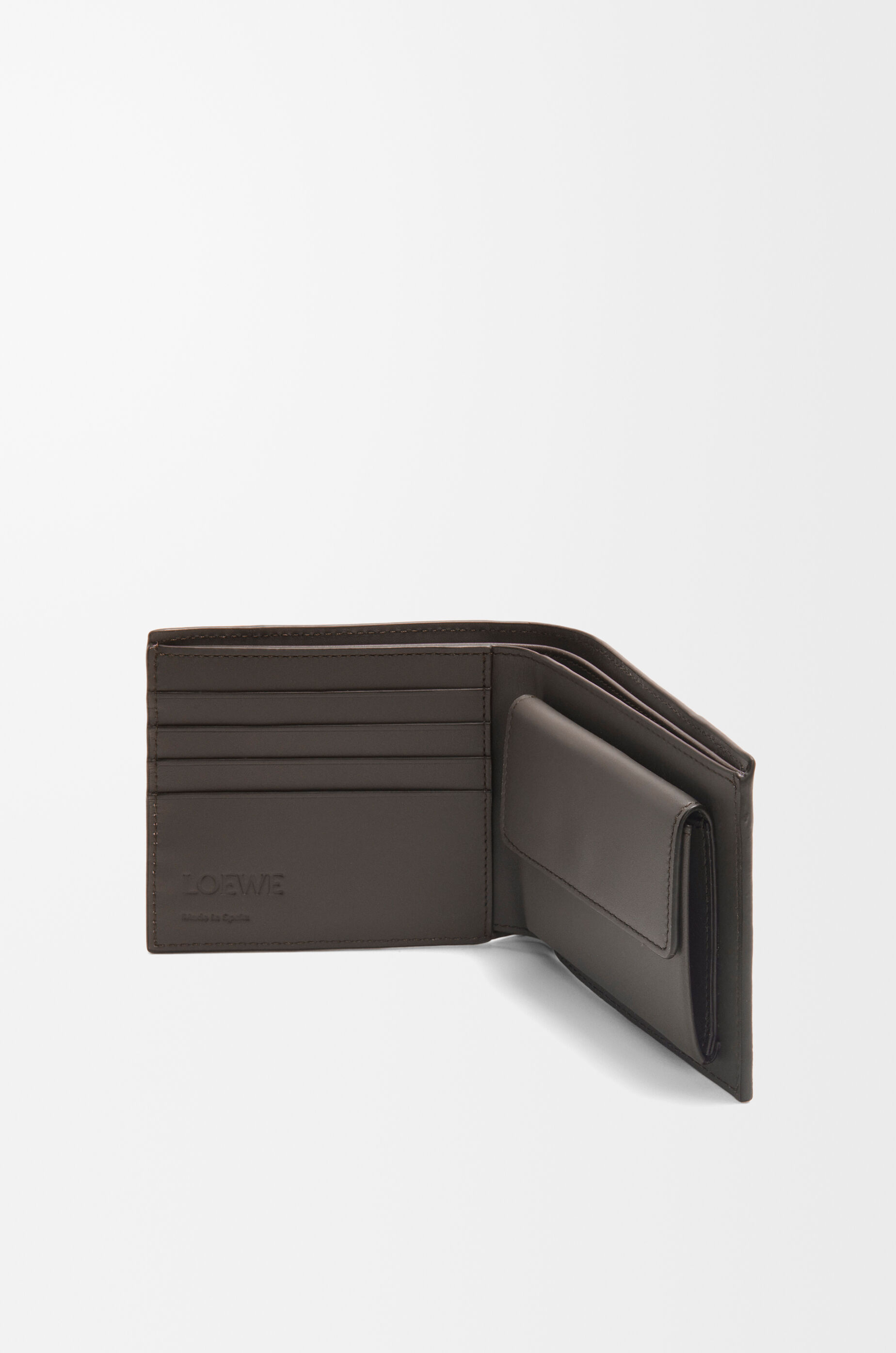 パズル バイフォールド コインウォレット（クラシックカーフ） グレー