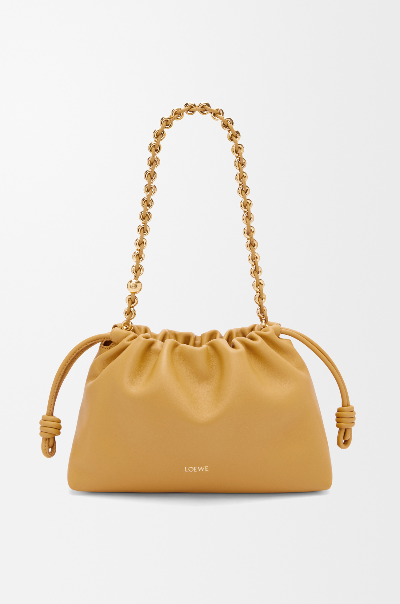 LOEWE Medium Flamenco purse in mellow nappa lambskin Sahara plp_rd