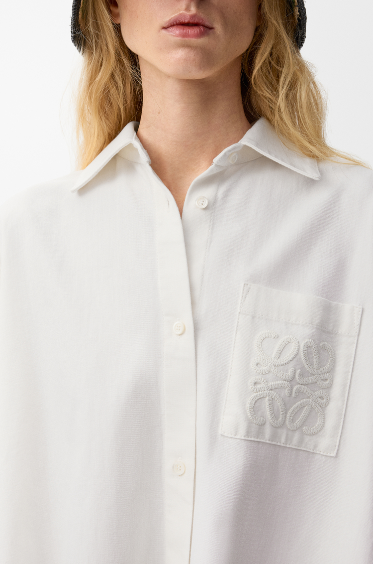 LOEWE Camicia in denim Bianco